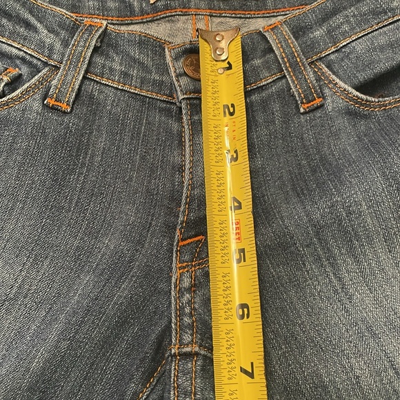 Flying Monkey Denim Blue Jeans with Bell Bottoms Flare Wide Legs - Picture 13 of 17